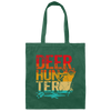 Cant Wait For Deer Hunting Season Deer Hunter Vintage Canvas Tote Bag