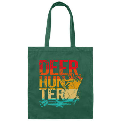 Cant Wait For Deer Hunting Season Deer Hunter Vintage Canvas Tote Bag