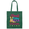 Boots And Bling Its A Cowgirl Thing, Lovely Girl Gift Canvas Tote Bag