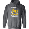 Support Your Local Farmers, Trucktor Retro, Retro Farming Pullover Hoodie