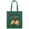 Love Book This Is How I Fight My Battle Canvas Tote Bag