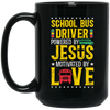 Love Jesus Gift, School Bus Driver Jesus Faith, Best School Black Mug