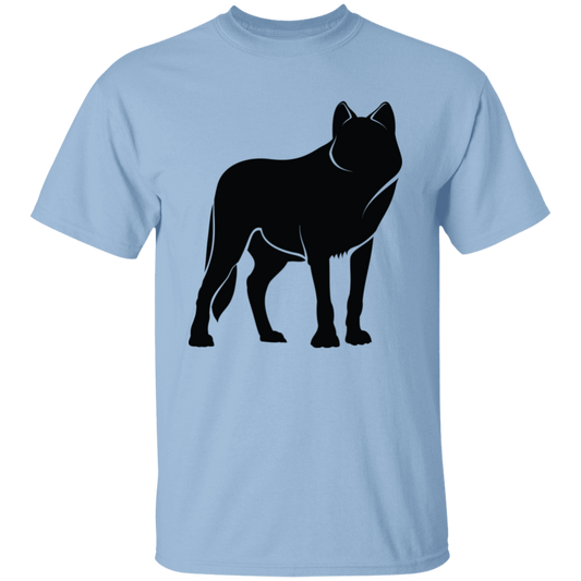 Fox Silhouette, Show Fox, Fox In Abstract, Animal Silhouette Black Unisex T-Shirt
