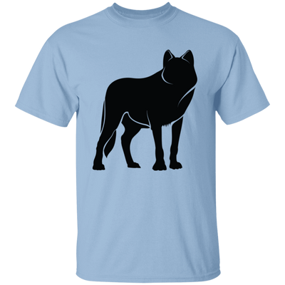 Fox Silhouette, Show Fox, Fox In Abstract, Animal Silhouette Black Unisex T-Shirt