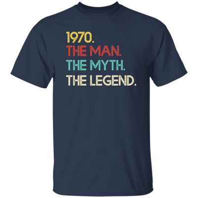 Legend 1970, Legendary Gift, Love 1970 Retro, The Man The Myth Unisex T-Shirt