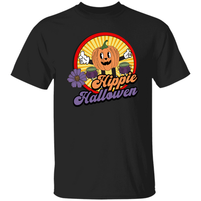 Hippie Halloween, Groovy Halloween, Groovy Pumkpin Unisex T-Shirt