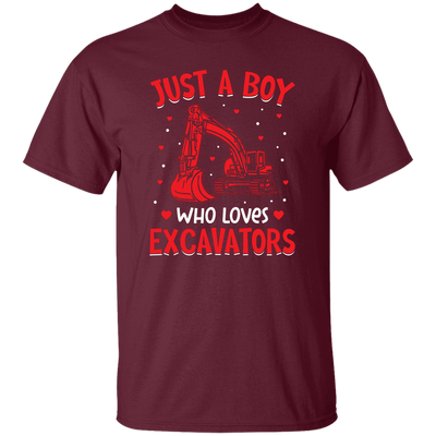 Just A Boy Who Loves Excavator, Best Exccavator Ever Unisex T-Shirt