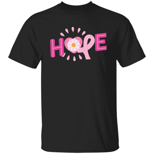 Hope, Please Hope, Pink Ribbon, Aweness, Hopeness Unisex T-Shirt