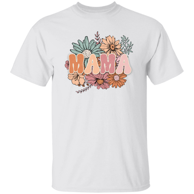 Mama Flowers Gift, Retro Flower, Vintage Flower For Mother's Day Unisex T-Shirt