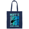 Muffs Diving School, Cool Design Gift Canvas Tote Bag