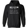 Realtor Meaning, Tour Guide, Consultant, Therapist, Advisor Pullover Hoodie