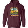 Let's Go Camping, Vintage Nurse Off Duty, Nurse Vacation, Camping Gift, Lover Camp Nurse Pullover Hoodie