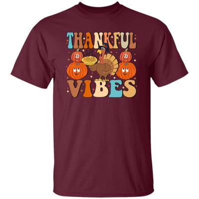 Thankful Vibes, Thanksgiving Day, Turkey's Day Unisex T-Shirt