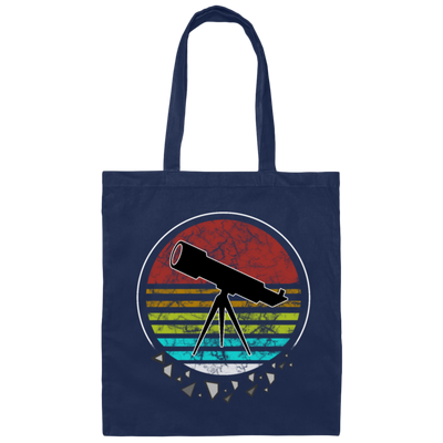 Retro Sonne Telescope Sky Astronomy Univers Canvas Tote Bag