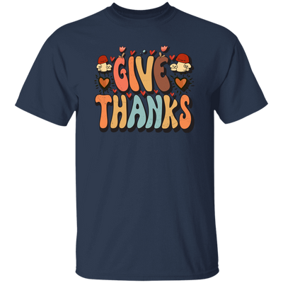 Give Thanks, Thanksgiving's Day, Thankful Design Unisex T-Shirt