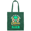 Alien Lover This Is My Human Costume I Am Really An Alien Canvas Tote Bag