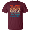 Campers Gift, Real Campers, Smell Like 5 Things, Retro Camping Quote Unisex T-Shirt