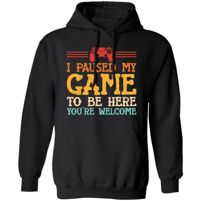 I Paused My Game To Be Here, You're Welcome Pullover Hoodie