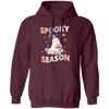 Spooky Season, Happy Halloween, Cute Boo Pullover Hoodie