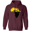 Animal In Africa, Love Animal, Love Africa, Africa Shape Pullover Hoodie