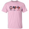 Peace Love Texas, Texas State, America Lover Unisex T-Shirt