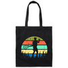 Retro Tennis, Tennis Coach Gift Canvas Tote Bag