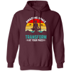 Amazing Space Transform At Your Pace, Retro Yoga Pullover Hoodie