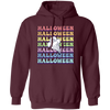 Halloween Party, Ghost Halloween, Groovy Halloween Pullover Hoodie