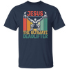 Deadlifter Lover Gift, Retro Jesus The Ultimate Deadlifter Unisex T-Shirt