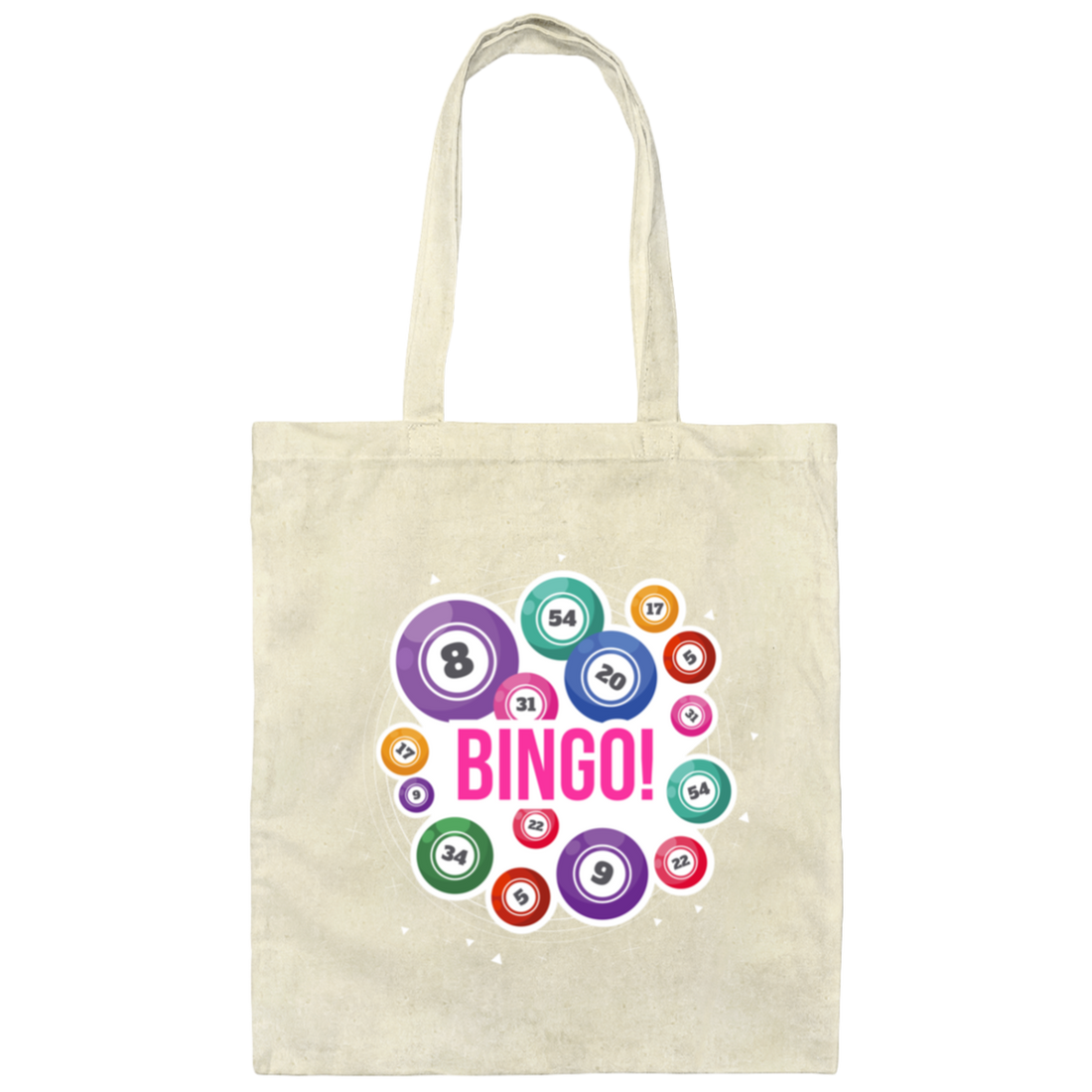 Go Bingo, Love Bingo, Best To Yell, Love To Holler In Bingo Canvas Tote Bag