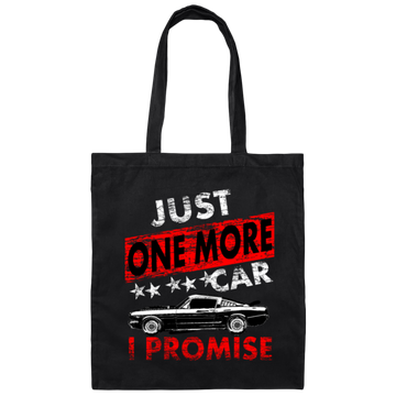 Just One More Car I Promise, Car Lover Canvas Tote Bag
