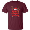 Santa Favorite Teacher, Santa Teacher, Funny Santa, Deer Santa Unisex T-Shirt