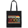 18th 2002 Birthday Gift, Product Classic, Vintage 2002, Love 2002 Canvas Tote Bag