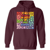 Groovy Flowers, Celebrate Minds Of All Kinds Pullover Hoodie