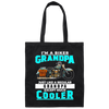 Best Love Grandpa, I Am A Biker Grandpa, Cooler Grandpa Gift Idea Canvas Tote Bag