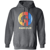 Cool Parkour, Freerunning Skirter Motif, Great Gift For Parkour, Freerunners Vintage Pullover Hoodie