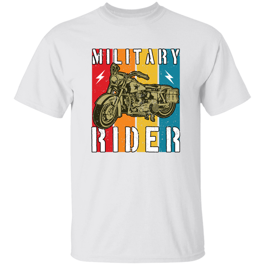 Military Rider, Motorbike, Retro Rider, Vintage Biker Unisex T-Shirt