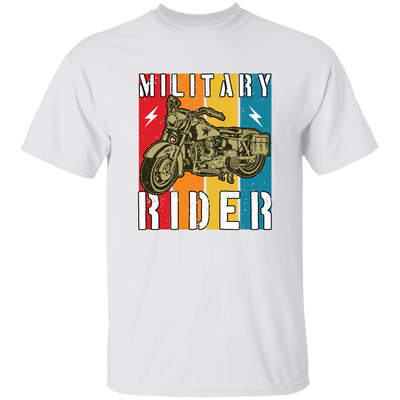 Military Rider, Motorbike, Retro Rider, Vintage Biker Unisex T-Shirt