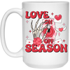 Love On, Love Season, Turn On The Love, Turn On Valentine White Mug