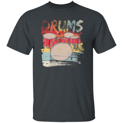 Gift For Drummer Retro Drums Passionate About Music Perfect For Orchestras Unisex T-Shirt