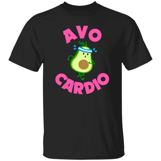 Avo-cardio, Avocado, Funny Avocado, Pink Avocado Do Cardio Unisex T-Shirt