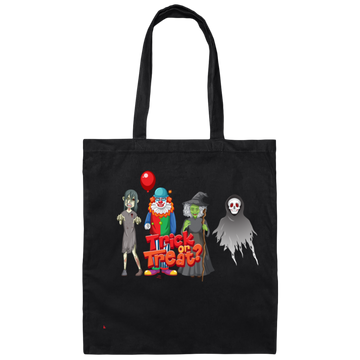 Trick Or Treat, Happy Halloween, Halloween Party Canvas Tote Bag