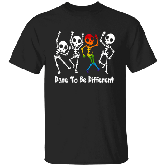 Lgbt Skeleton, Dare To Be Different, LGBT Pride, LGBTQ+ Unisex T-Shirt