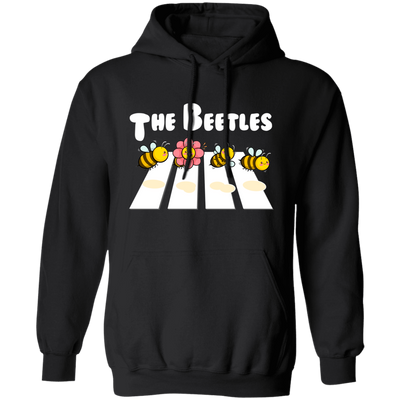 The Beetles, Four Bees Cross The Road, Cute Bees Pullover Hoodie