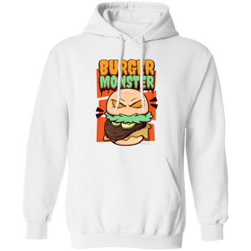 Burger Monster, Love Burger, Baby Angry Burger Pullover Hoodie