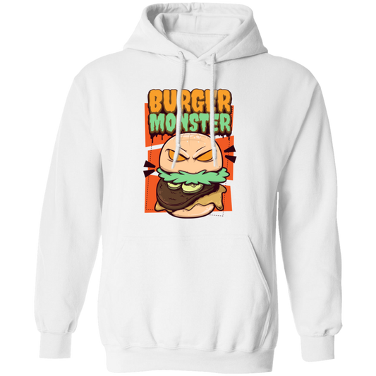 Burger Monster, Love Burger, Baby Angry Burger Pullover Hoodie