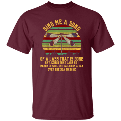 That Is Gone, Dragonfly Sing Me A Song Of A Lass Retro Unisex T-Shirt