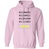 Binary Number, Number 0 And Number 1, Love Binary Pullover Hoodie