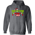 This classic Grinch Mode On hoodie is perfect for the Halloween and Christmas season. Enjoy the warmth of the soft and luxurious pullover hoodie featuring a trendy Grinchmas design. Perfect for any Grinch fan, this hoodie is sure to make a statement.