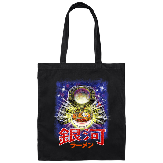 Galaxy Ramen, Outer Space Kanagawa, Love Ramen, Japanese Noodles Canvas Tote Bag
